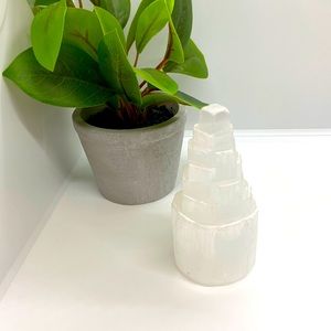 Raw selenite cathedral towers